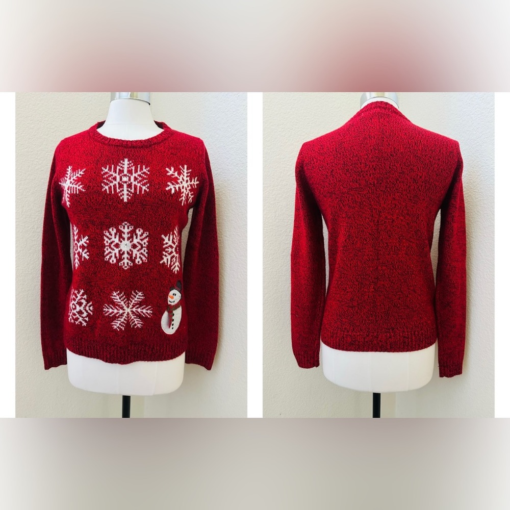 EUC - Karen Scott Holiday Sweater - Size S